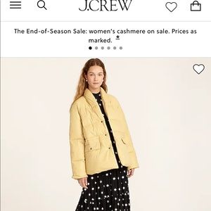 Jcrew puffer jacket alps new with tags size medium. Bought and didn’t fit .